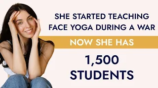 She Started Teaching Face Yoga During a War — Now She Has 1,500 Students
