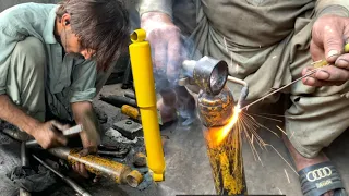 Download Rebuilding Heavy Duty workshope Repairing shock Absorber | Refilling Oil shock MP3