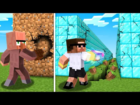 Video Thumbnail: Carry vs Doorbin: Punch the Walls Challenge in Minecraft..