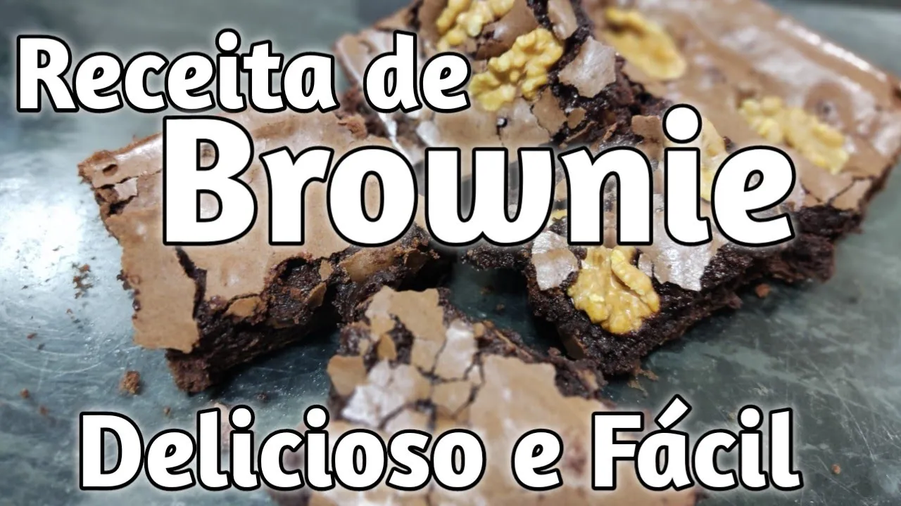 RECEITA DE BROWNIE MUITO FÁCIL