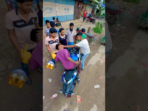 Destroyed my superbike GPS #seeu #funny #comedy #video #ytshorts