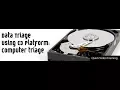 E3 Platform Data Triage from Computer Data
