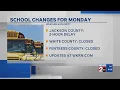 Middle TN school closures delays Monday Feb 23 2026