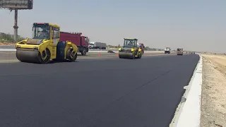 دمك الاسفلت اسفلت طرق مصر طرق مهندس طرق 