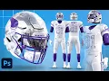 How to Create Football Uniforms and Helmets in Photoshop Custom Football Uniform Builder