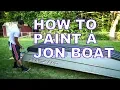 How to Paint a Jon Boat