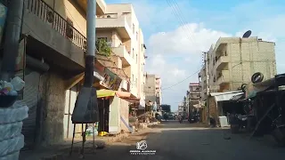 صباح الخير من شارع السرفيس بحي الأشرفية بمدينة عفرين 