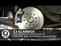 Disc Brake Conversion Kit 1965-1966 V8 Mustang Project Betty