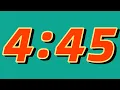 4 Minute and 45 Second Timer