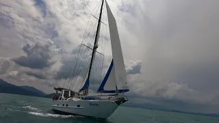 Daughter pranks dad while he sleeps and we go SAILING 165 (Sailing Catalpa)