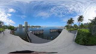 Morning walk in Miami Beach