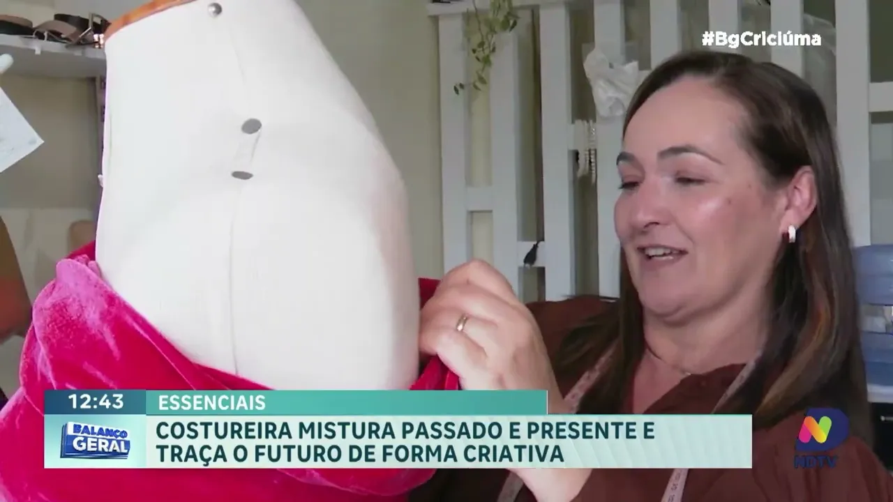 Costureira transforma a costura em negócio e inspira gerações