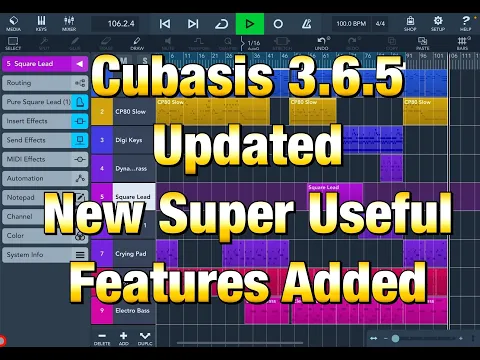 Download MP3 Cubasis 3.6.5 - Updated with Super Useful Features - Let's See What's New