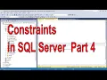 constraints in SQL Server part 4