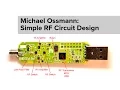 Michael Ossmann Simple RF Circuit Design