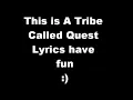 A tribe called quest award tour lyrics