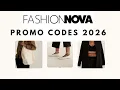 Fashion Nova Promo Code 2026 Working Fashion Nova Coupon Code Today Big Discounts