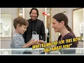Young Boy Buys Gift for Mom Then Keanu Reeves Walks In and Changes Everything