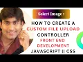 custom file upload button javascript css