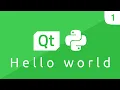Hello world Qt pour Python