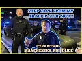 MANCHESTER NH POLICE TYRANTS SQUEALING DIRECTIVES 1ST AMENDMENT PRESS NH NOW