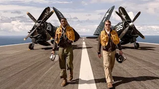 DEVOTION Film True Wingmen with Glen Powell Jonathan Majors