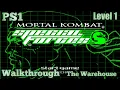Mortal Kombat Special Forces PS1 - Level 1 The Warehouse Walkthrough