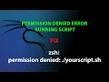 KALI FIX zsh permission denied helloworld sh