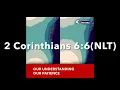 Scripture Memory - 2 Corinthians 6 3-6 NLT Ministry
