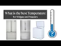 Is your fridge set at the correct temperatures