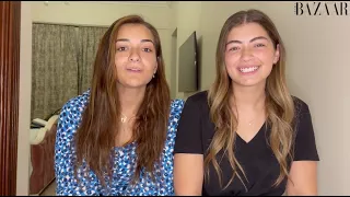 صباح الجمال ليلى وملك أحمد زاهر تكشفان لهاربرز بازار العربية تفاصيل المكياج اليومي 