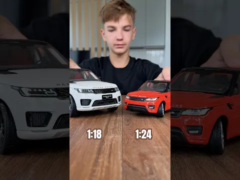 Range Rover Sport 1:18 vs 1:24 Scale Comparison & ASMR