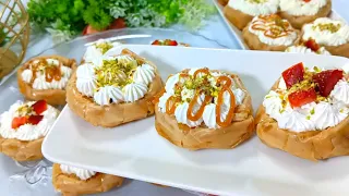 الكل لازم يجربها طبقات من الذاذه كنافه وجلاش وكريمه هتنبهري من جمالها بطعم ينافس أكبر المحلات 