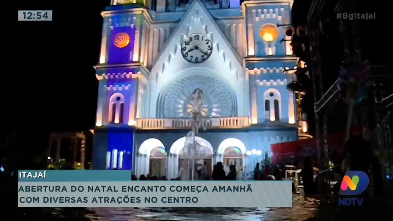 Abertura do Natal Encanto começa nesta quinta-feira em Itajaí