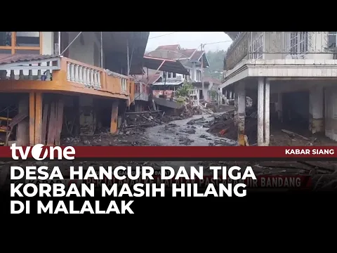 Tim tvOne Menyusuri Salah Satu Wilayah Terdampak Banjir Paling Parah di Agam