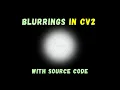 Simple Blur Box Blur Gaussian Blur and Median Blur in Python using cv2 - Basic Image Processings