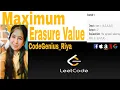 Maximum Erasure Value Leetcode 1695 Sliding window