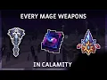 EVERY Mage Weapons In Terraria Calamity