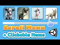 Unity Scroll Rect menu with Clickable Items Visual Scripting Tutorial