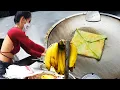 Download Lagu SalaDaeng Popular Thai Banana Roti Lady | How It's made-โรตีกล้วย | Thai Banana Roti Recipe