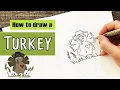 How To Draw A November Thanksgiving Calendar Page