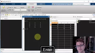 MATLAB - creating and accessing a matrix