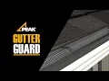 Peak Gutter Guard Installation