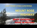 MOST DEADLY ROAD IN NEVADA MOUNT ROSE HIGHWAY LAKE TAHOE