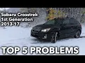 Top 5 Problems Subaru Crosstrek SUV 1st Generation 2013-2017