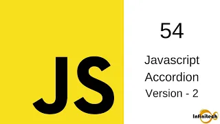 Javascript Tutorial in Hindi - 54 How to build accordion in javascript Version 2