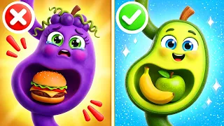 Healthy vs Unhealthy Food | Simple Food Challenge For Kids