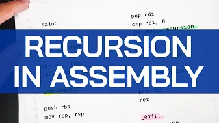 How Recursion Works in Assembly Machine Code Programming Fundamentals