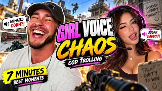 7 Minutes of Girl Voice Trolling on Call of Duty 😭