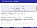 V3-09 Linear Programming introduction to Simplex method Step 4